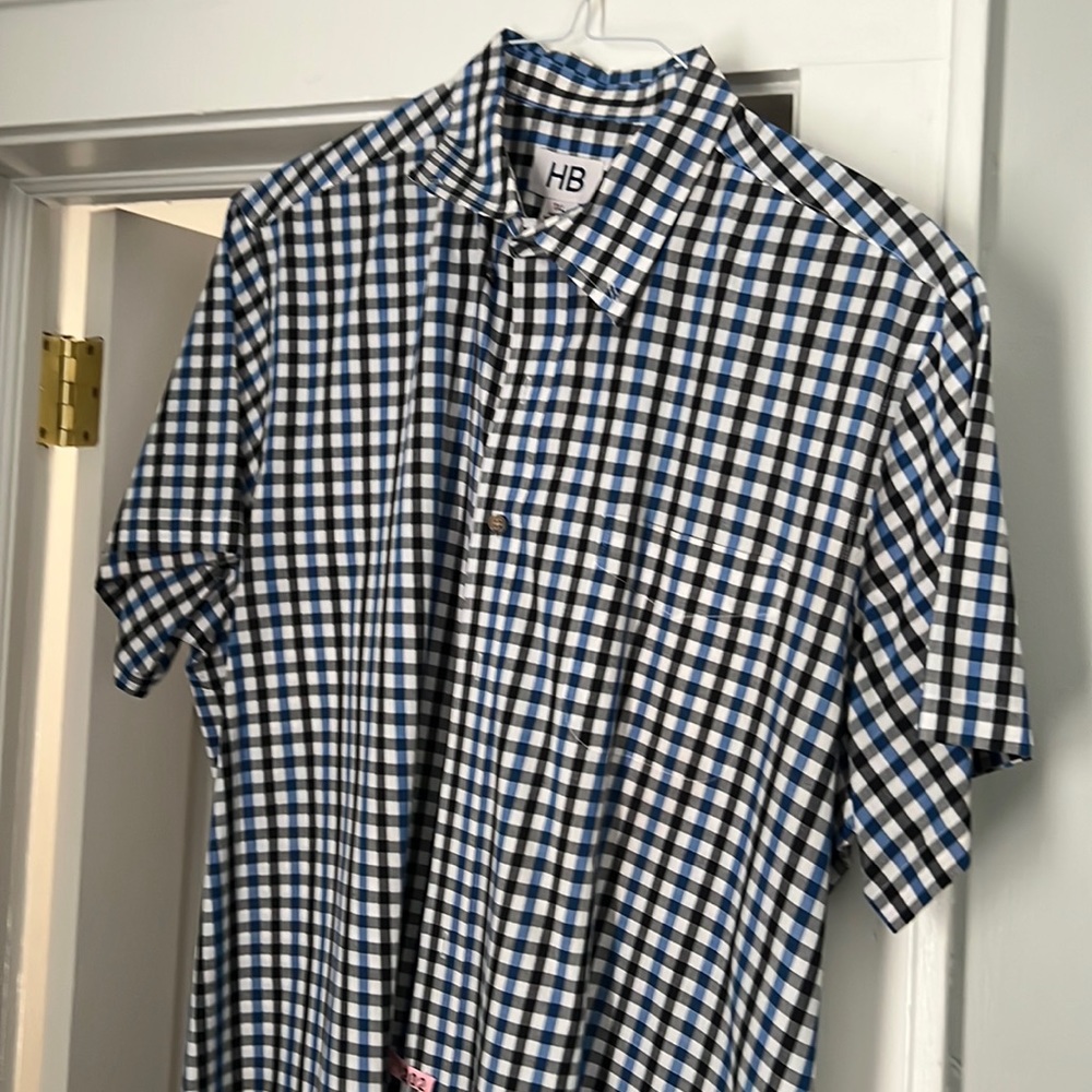 Harbor bay, button down, short sleeve